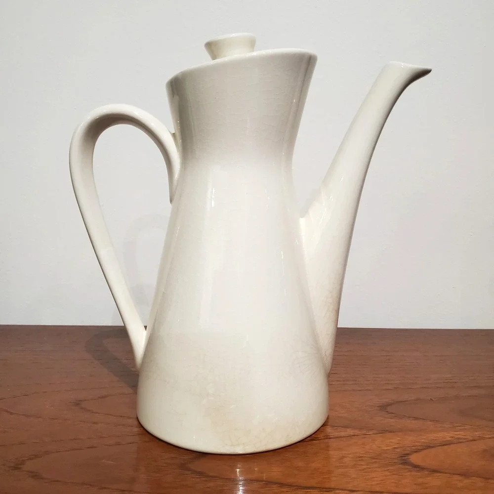 Marcrest Blue Spruce Stentson‎ Pottery Coffee Tea Pot with Lid